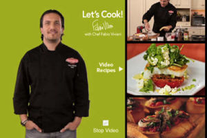 Bertolli shares recipes in the supermarket